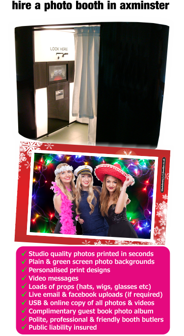 Photo Booth Hire in Axminster, Devon
