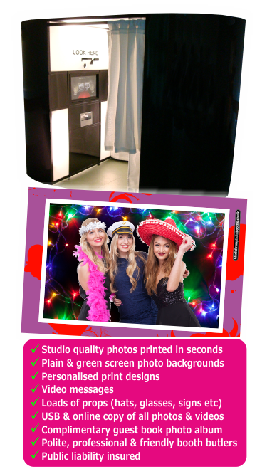 Blackdown Photo Booths - Photobooth, Photo & Video Booth Hire based in Taunton, Somerset.