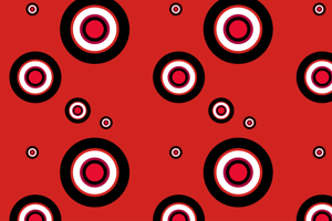 Red with Black Circles